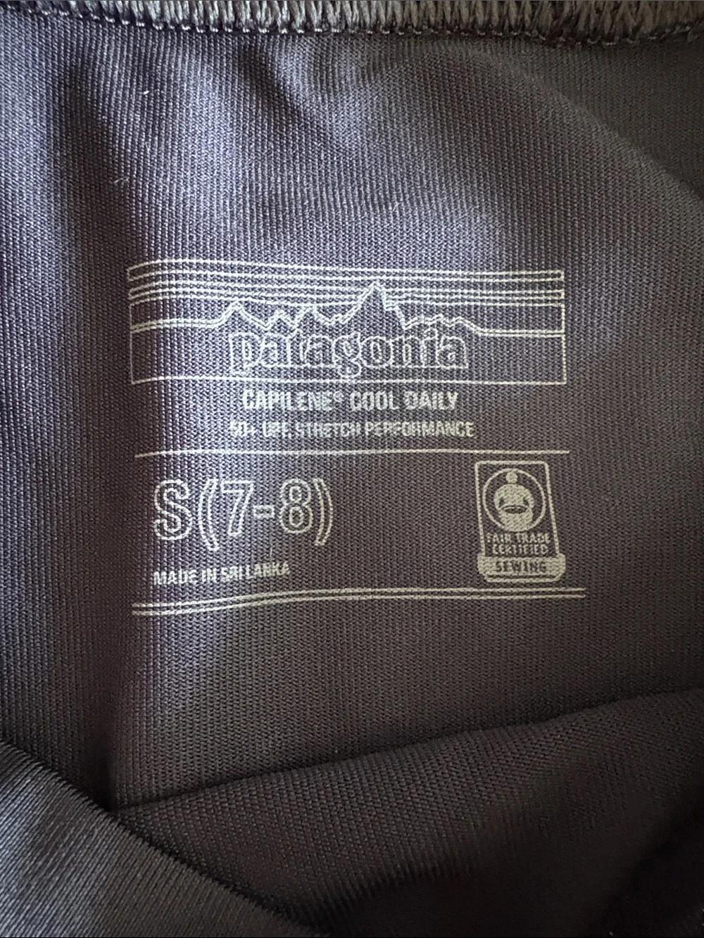 Patagonia Navy Long-Sleeve Kids Swim Rashguard